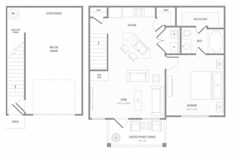 MOL A4T floor plan at Reveal on the Lake, Texas